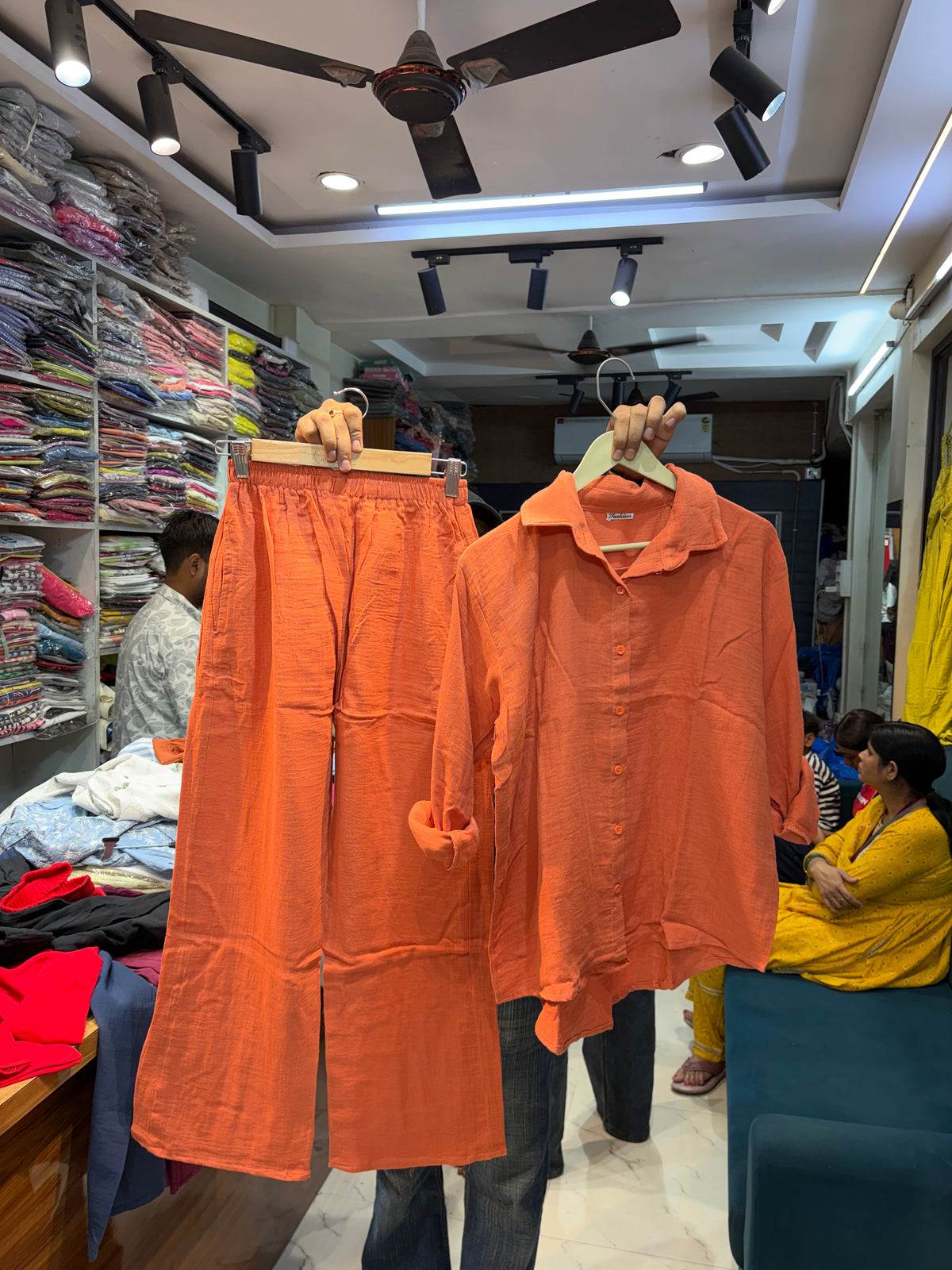 COTTON GAUZE COORD