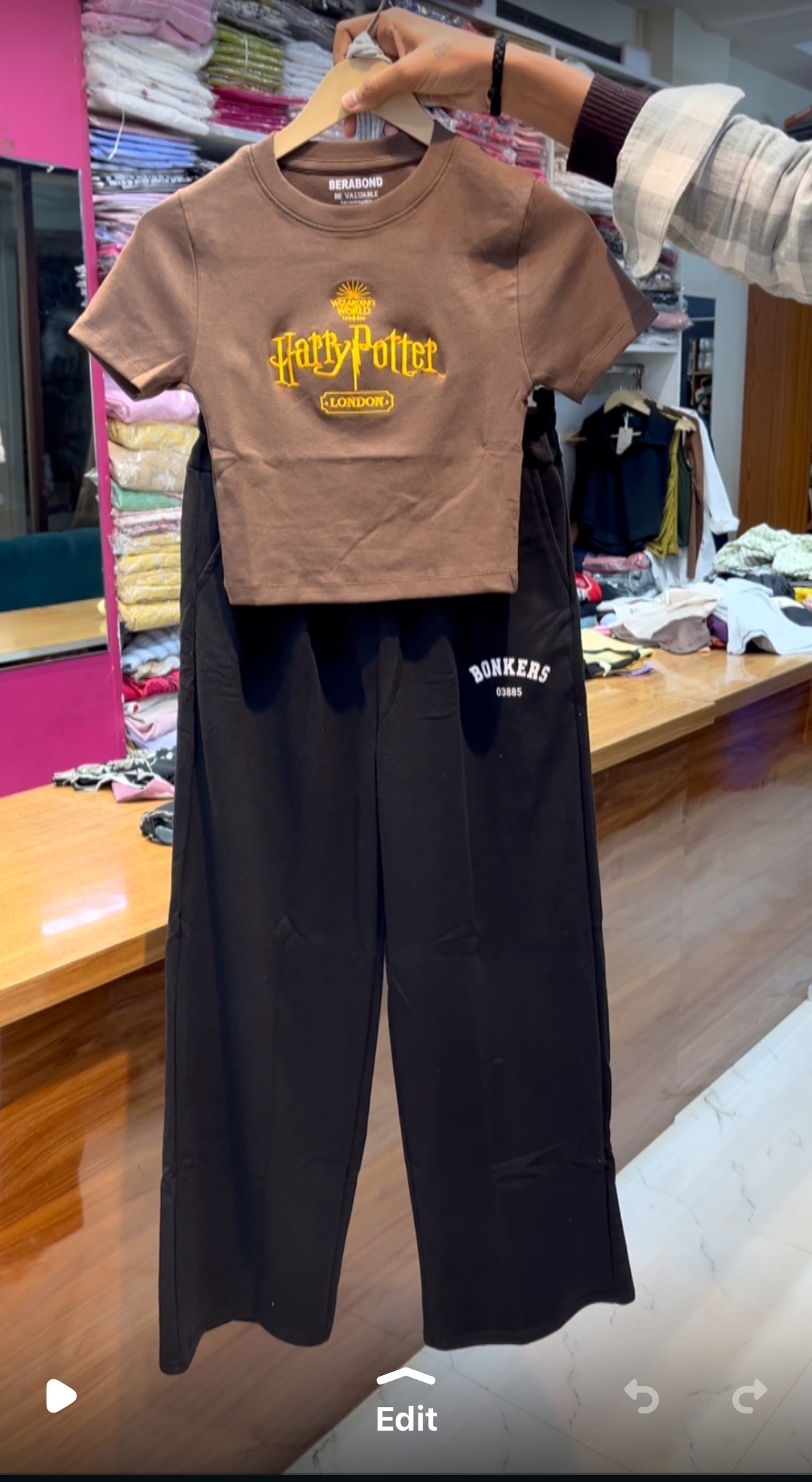 BABY TEE WITH BONKER LOWER
