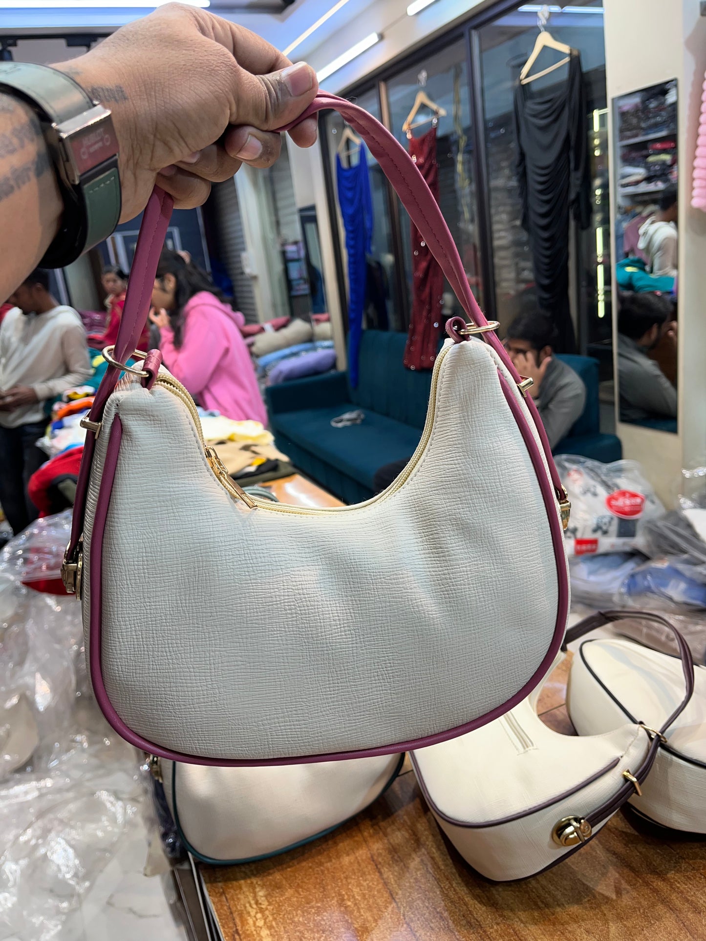 Moon shape Sling bag