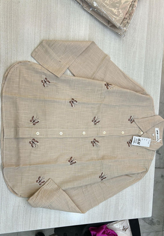 BUTTERFLY OVERSIZED SHIRT