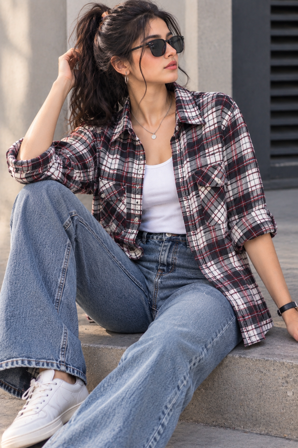 Shirt with inner