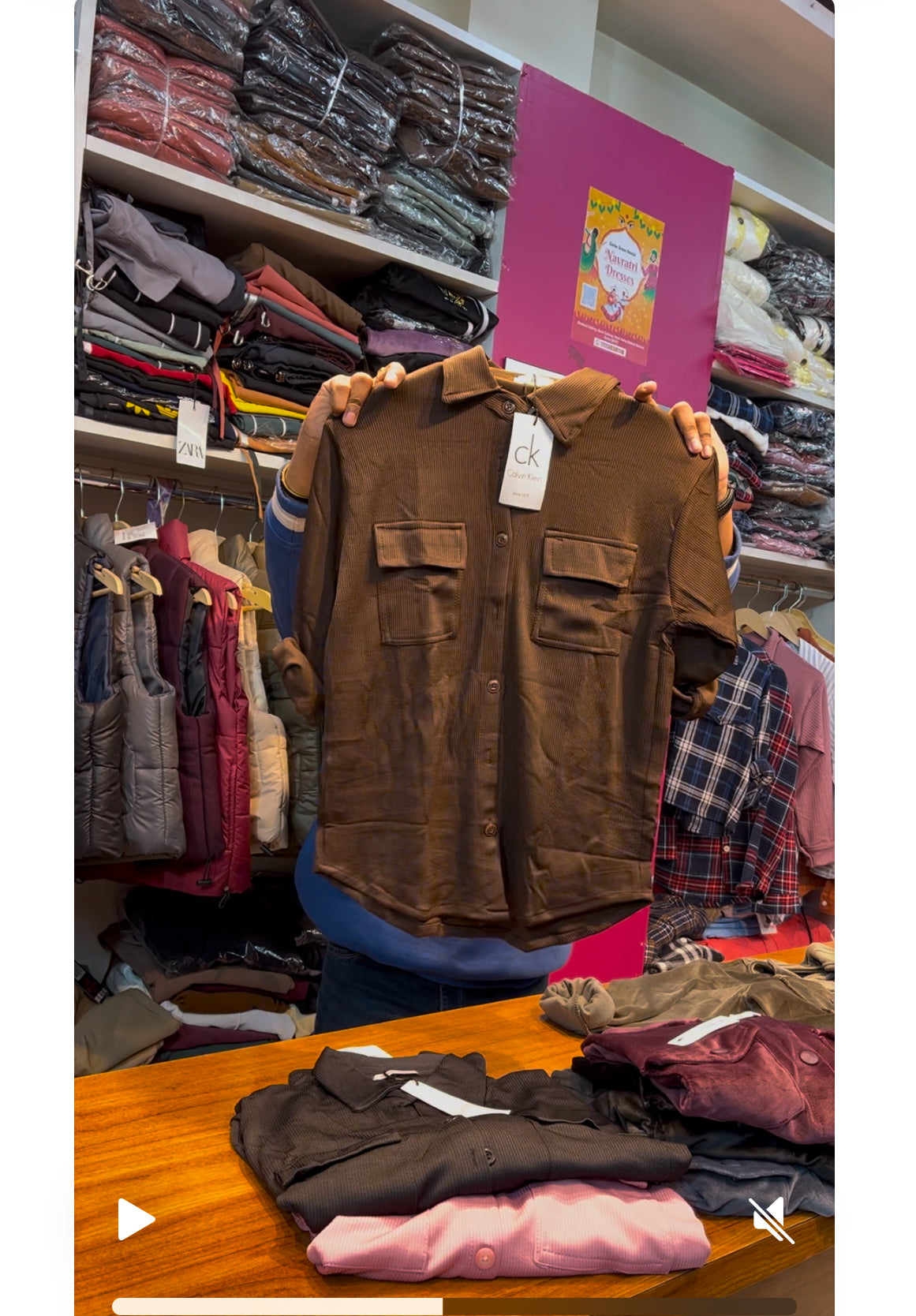 Corduroy shirt