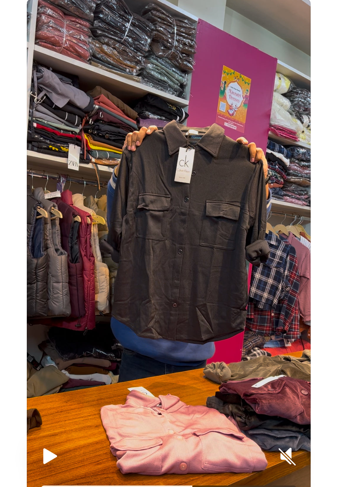 Corduroy shirt