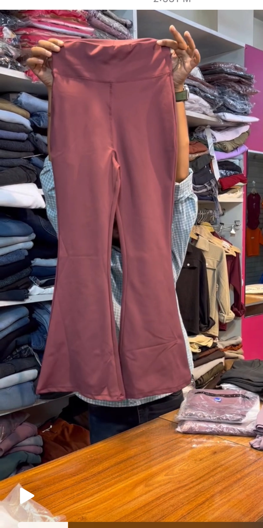 Bell bottom Gym tights