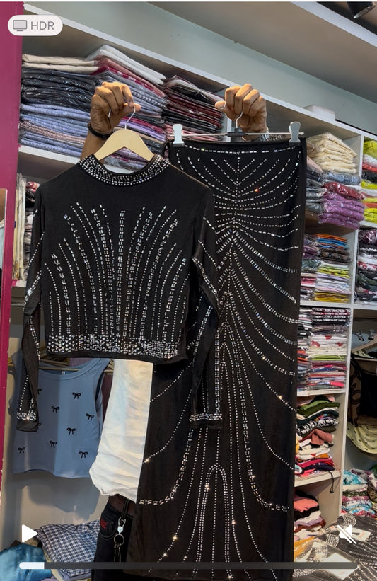 PARTY WEAR BLACK DRESS