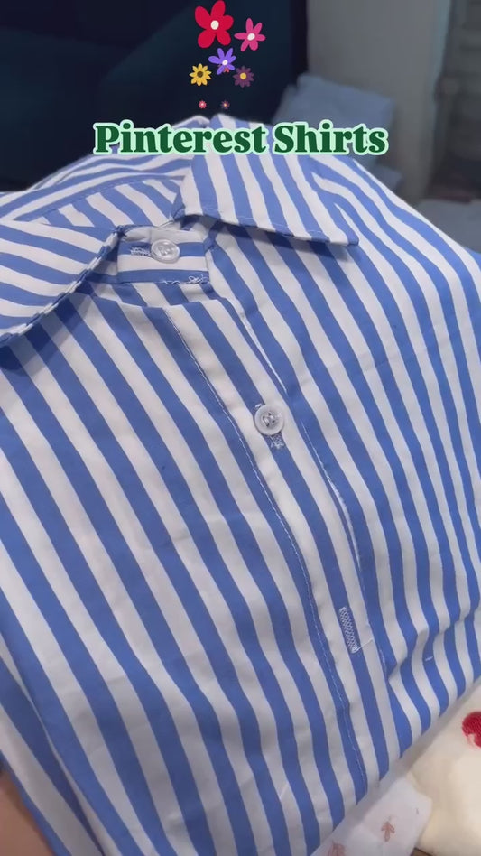 BLUE STRIPE SHIRT