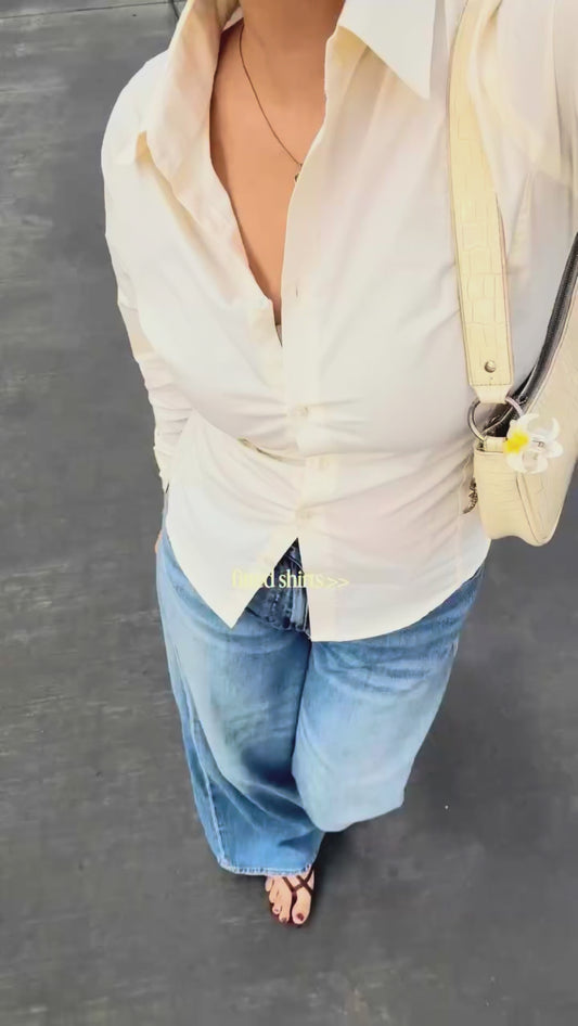 Shirt in back knot