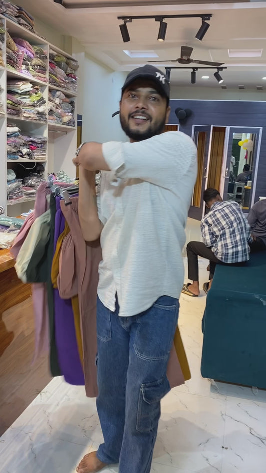 KOREAN COORD IN HALF SLEEVE