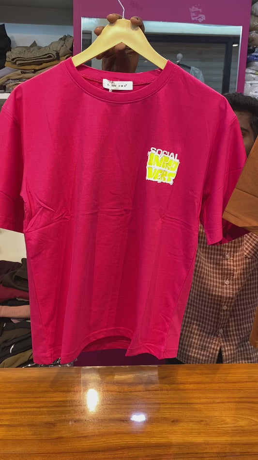 OVERSIZED TSHIRT ( social vert )